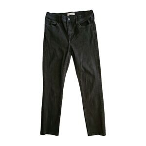 Madewell Jeans Women's 28 (27x24.5) Black Roadtripper Ankle Mid-Rise‎ VGUC